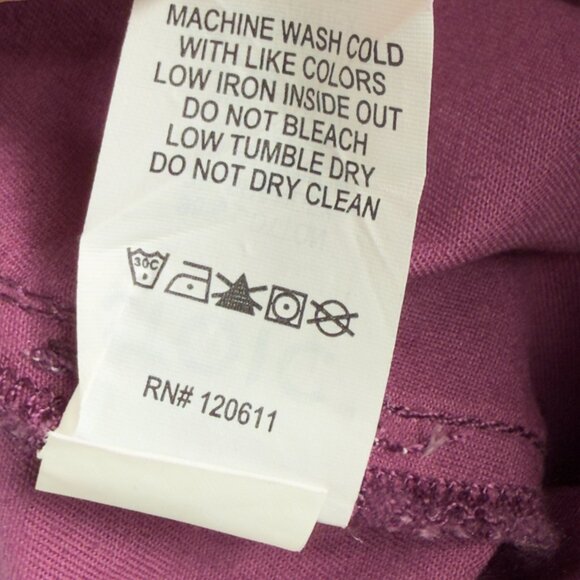 Stoic Women’s Size 6 High‑Rise Burgundy Utility Pants 98% Cotton Stretch Pockets - Picture 9 of 14